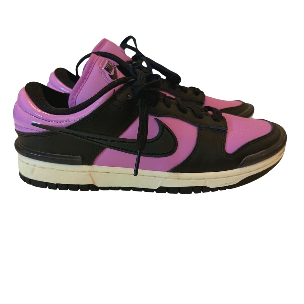 Nike Dunk Low Twist Rush Fuchsia Black Womens Sneakers DZ2794-500 Size 8.5